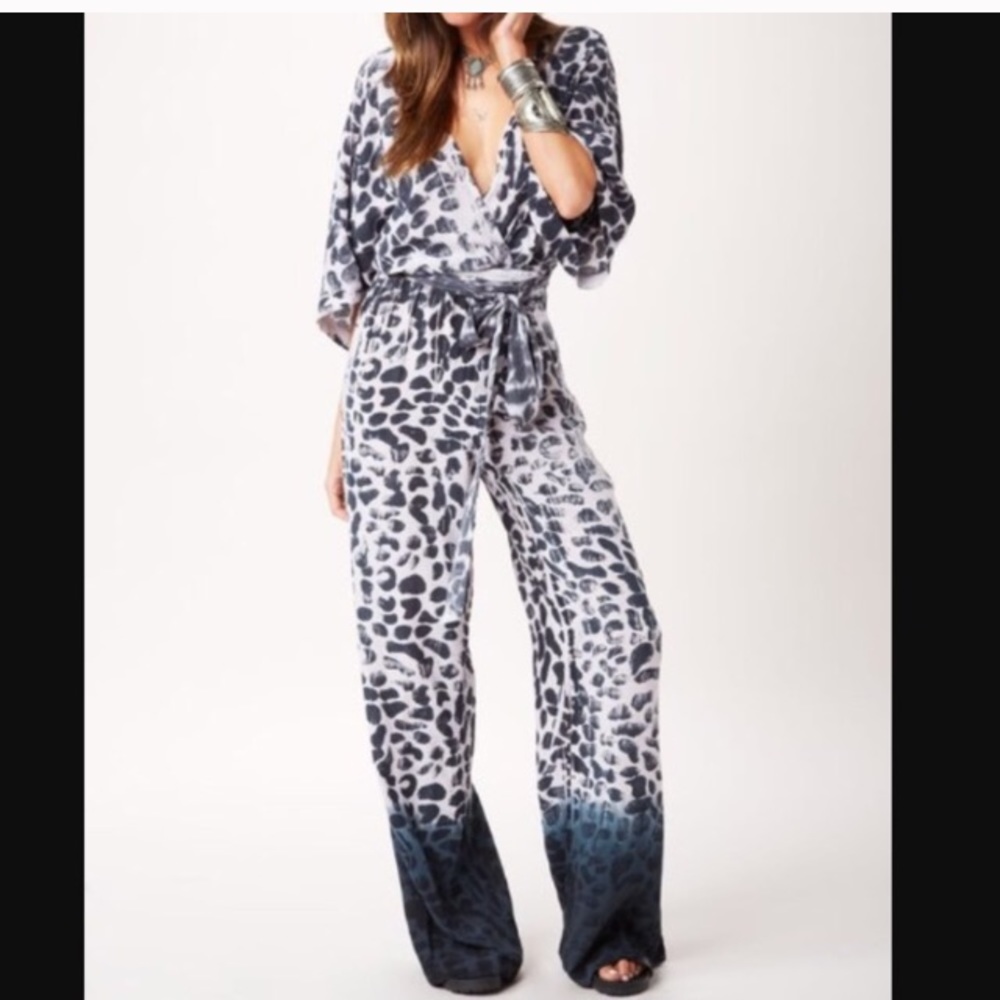 ISO: Blue Life Crystal Jumpsuit- lavender leopard